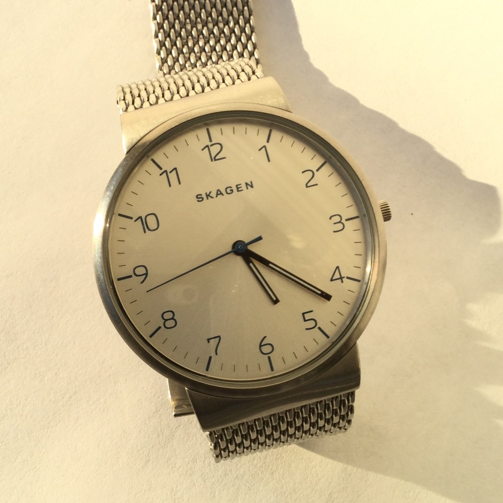 SKAGEN Ancher Silver Mesh Watch